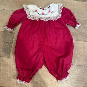 BRYAN 3-6 MONTH BABY GIRLS VINTAGE ONE PIECE OUTFIT ROMPER